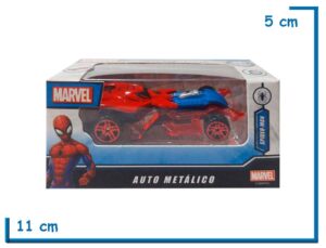 MARVEL AUTO METALICO SPIDER-MAN EN CAJA
