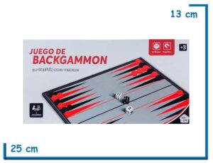 KIDS CLUB JUEGO DE BACKGAMMON MAGNETICO