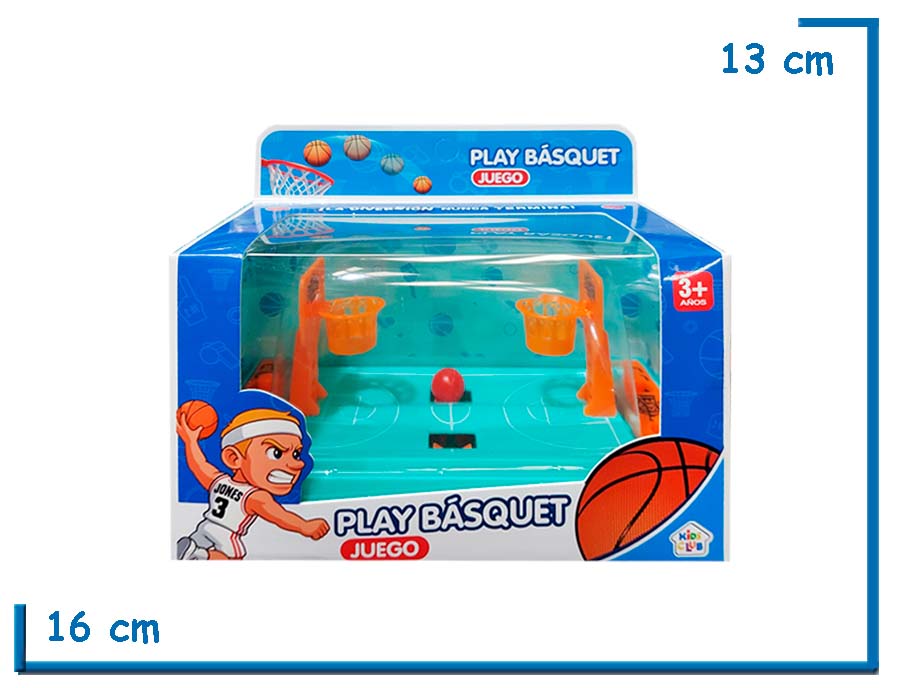 KIDS CLUB PLAY BASQUET TURQUESA AROS NARANJA