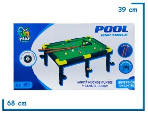 FUN PLAY ROOM POOL MINI TABLE