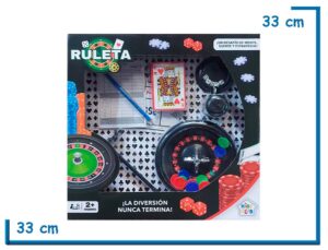 KIDS CLUB RULETA CON CARTAS DADOS Y FICHAS