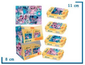 STITCH PUZZLE COLECCIONABLE EN LATA 45 PZS 4 MODELOS SURTIDO