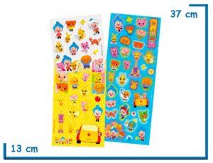 PLIM PLIM STICKER DIVERTIDOS CON RELIEVE Y METALIZADOS