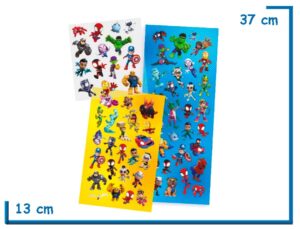 SPIDEY AF STICKER DIVERTIDOS CON RELIEVE Y METALIZADOS