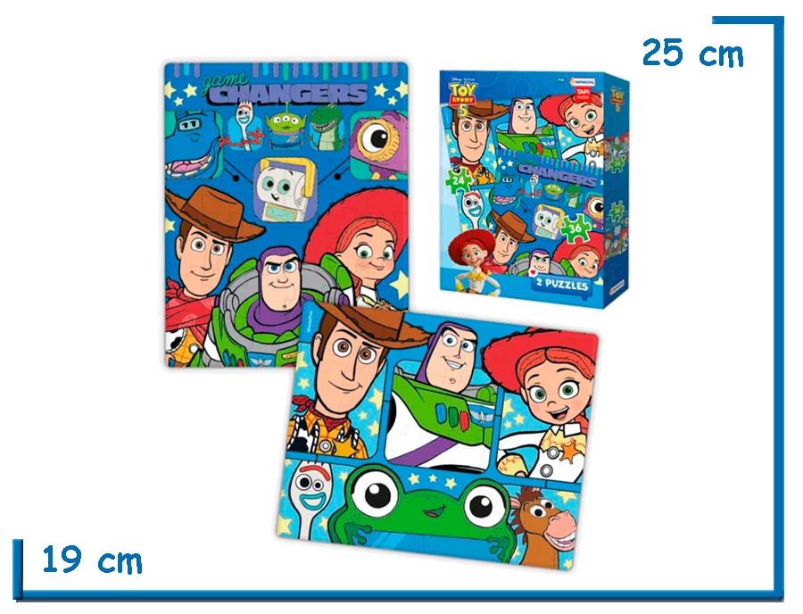 TOY STORY 5 2 PUZZLES 24 36 PZS