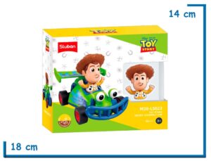 SLUBAN TOY STORY WOODY ASSEMBLY RACE CAR