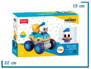 SLUBAN MICKEY AND FRIENDS DONALD DUCK 2 IN 1 ASSEMBLY MIXER CAR