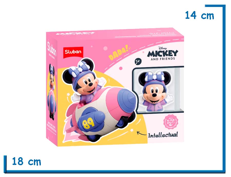 SLUBAN MICKEY AND FRIENDS MINNIE ASSEMBLY ROCKET