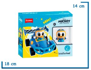 SLUBAN MICKEY AND FRIENDS DONALD DUCK ASSEMBLY RACE CAR