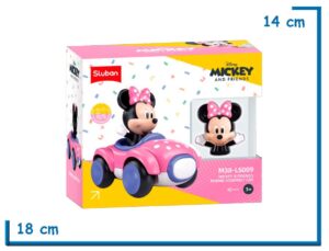 SLUBAN MICKEY AND FRIENDS MINNIE ASSEMBLY CAR