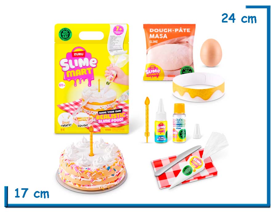 ZURU SLIME MART CREA TU TORTA DE CUMPLEAÑOS