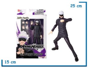 BANDAI SATORU GOJO JUJUTSU KAISEN ANIME HEROES 17CM
