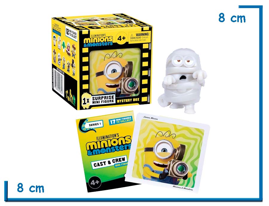 MOOSE MINIONS & MONSTERS MINION MOMIA BLANCA (GITD) MINI FIGURE