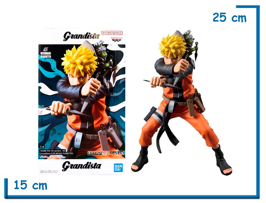 BANPRESTO UZUMAKI NARUTO NARUTO 72 SERIES 45 GRANDISTA