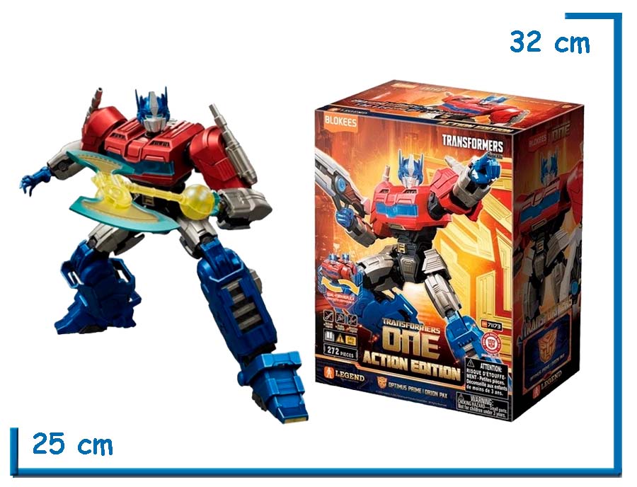 BLOKEES OPTIMUS PRIME ORION PAX ACTION EDITION TRANSFORMERS ONE MK