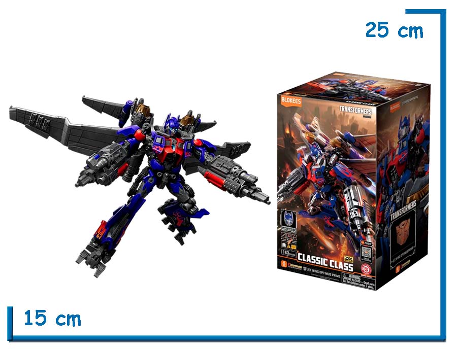 BLOKEES JET WING OPTIMUS PRIME TRANSFORMERS CLASSIC CLASS MODEL KIT