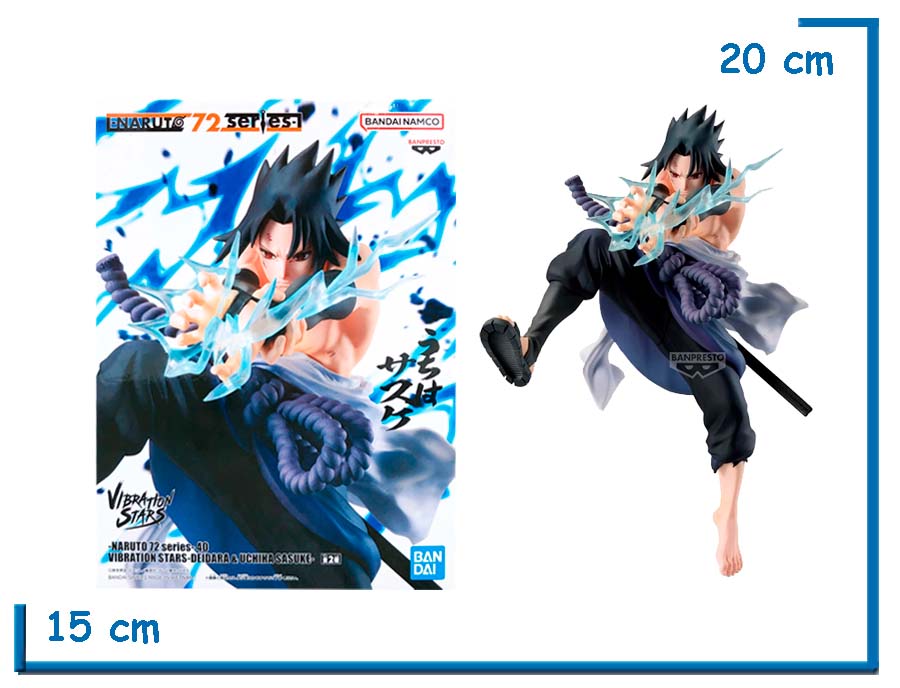 BANPRESTO UCHIHA SASUKE NARUTO 72 SERIES VIBRATION STARS