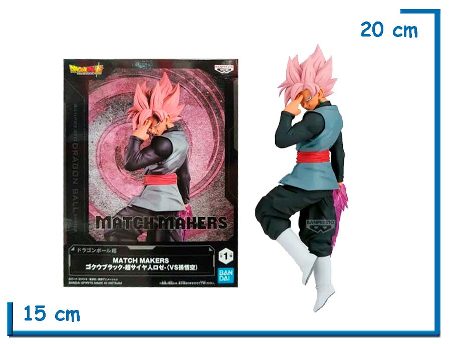 BANPRESTO GOKU BLACK SS ROSE DRAGON BALL SUPER MATCH MAKERS
