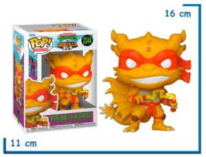 FUNKO POP MICHELANGELO X KING GHIDORAH TMNT X GODZILLA