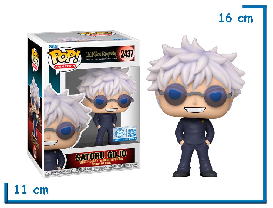 FUNKO POP SATORU GOJO (WITH GLASSES) JUJUTSU KAISEN