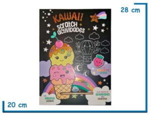 L.KAWAII SCRATCH ACTIVIDADES CON STICKERS