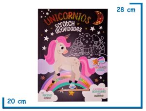 L.UNICORNIOS SCRATCH ACTIVIDADES CON STICKERS