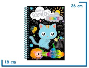 L.CONOCE LOS ANIMALES KAWAII COL.ARTE DEL SCRATCH