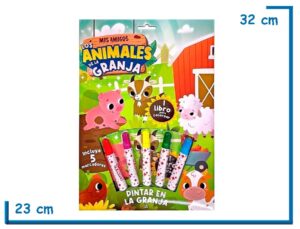 L.LOS ANIMALES DE LA GRANJA COL.MIS AMIGOS CON 5 MARCADORES