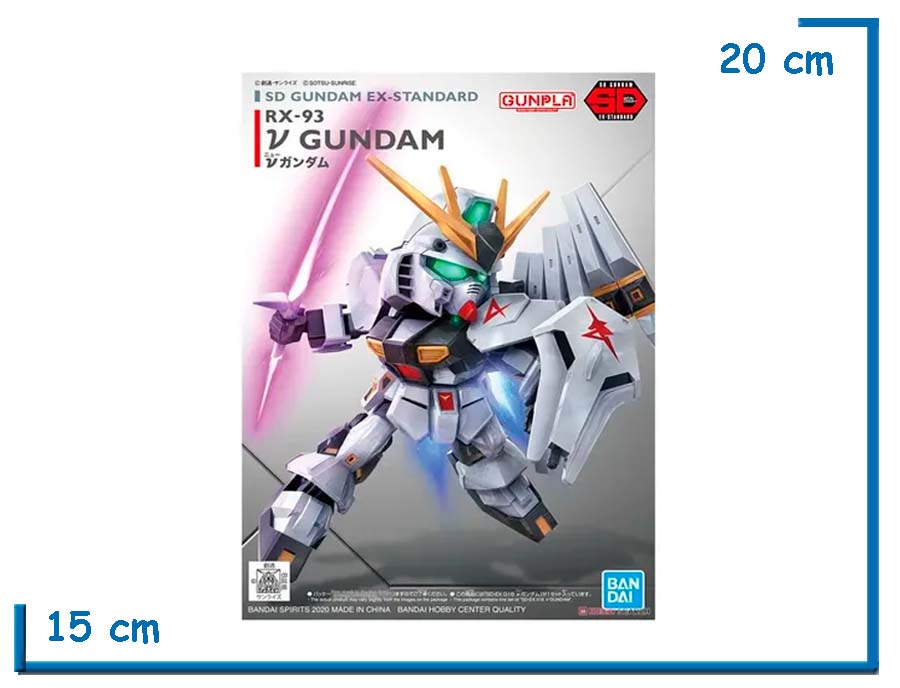 BANDAI SD GUNDAM EX-STANDARD RX-93 V GUNDAM MODEL KIT