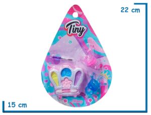 TINY MAKE UP PUPA CORONA CON 2 ANILLOS EN BLISTER GOTA