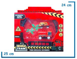 WORLD TRAIN TREN BRIGADA BOMBERO