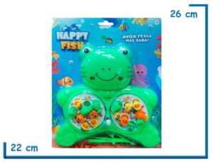 HAPPY FISH RANA VERDE JUEGO DE PESCA DUO