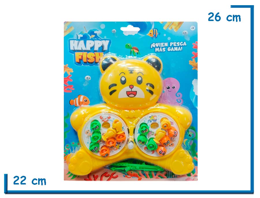 HAPPY FISH TIGRE AMARILLO JUEGO DE PESCA DUO