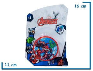 AVENGERS YO-YO ROJO CON LUZ EN BLISTER