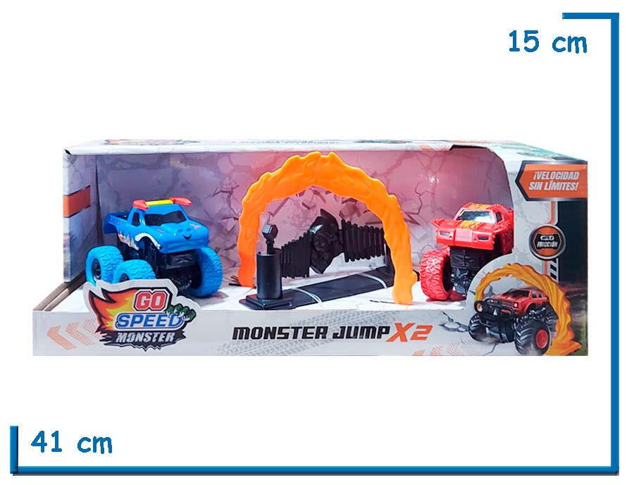 GO SPEED MONSTER MONSTER JUMP X2 A FRICCION
