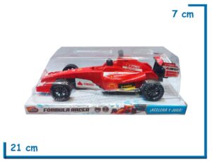 GO SPEED FORMULA RACER ROJO AUTO F1 A FRICCION EN BURBUJA
