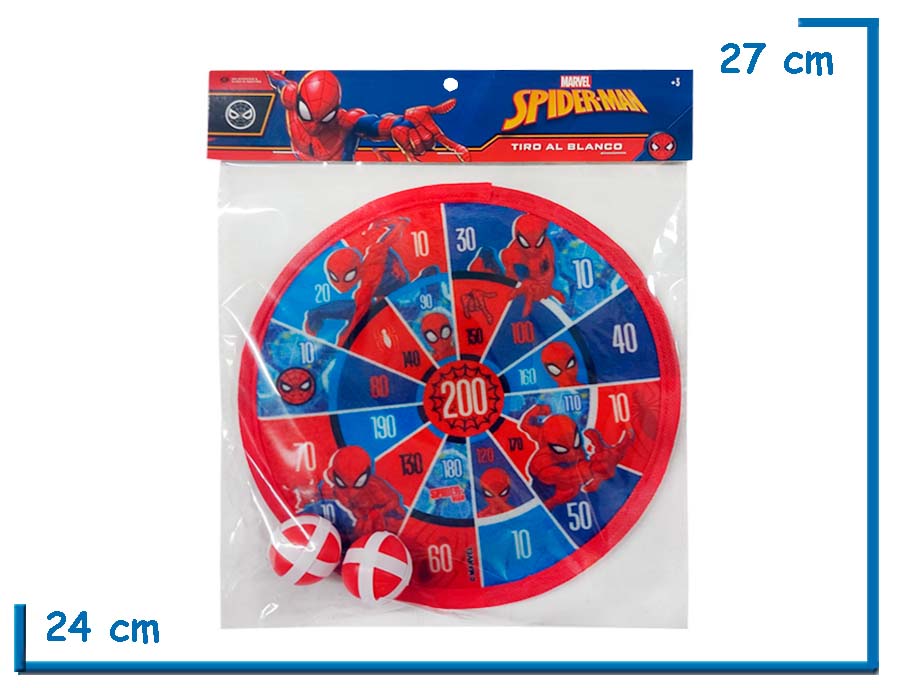 SPIDER-MAN TIRO AL BLANCO 22CM CON ABROJO EN BOLSA