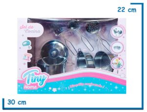 TINY HOME SET DE COCINA ACERO INOXIDABLE 6 PZS