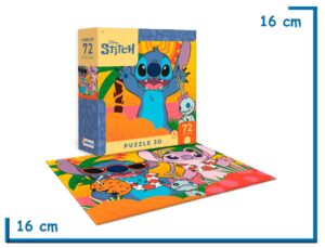 STITCH PUZZLE 3D 72 PZS