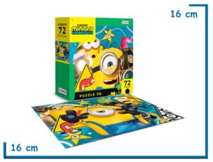 MINIONS & MONSTERS PUZZLE 3D 72 PZS