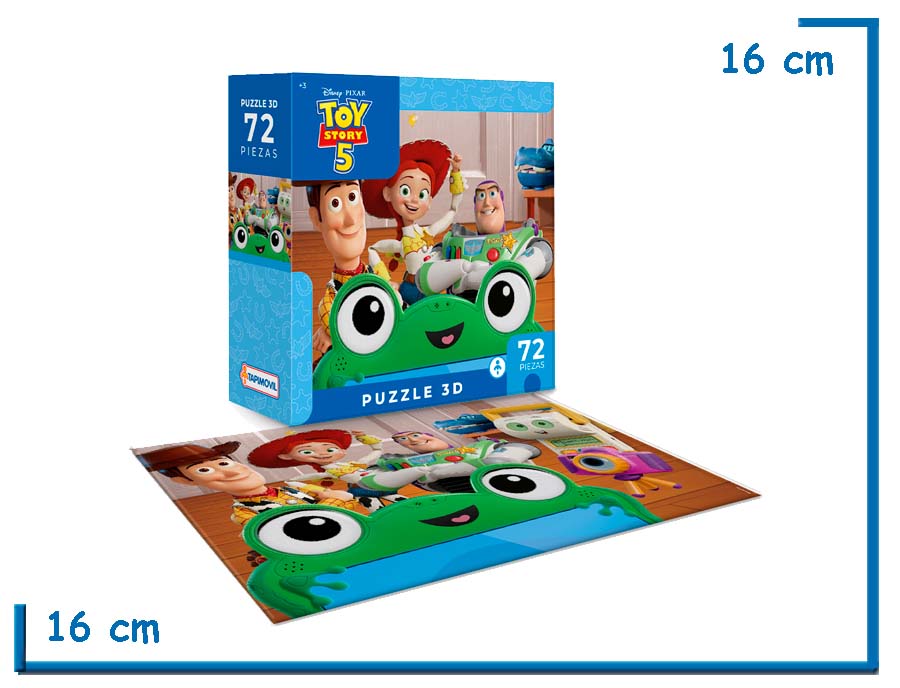 TOY STORY 5 PUZZLE 3D 72 PZS