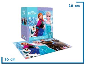 FROZEN PUZZLE 3D 72 PZS