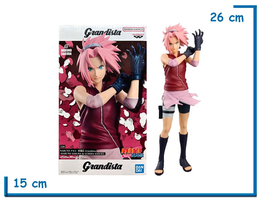 BANPRESTO HARUNO SAKURA NARUTO SHIPPUDEN GRANDISTA