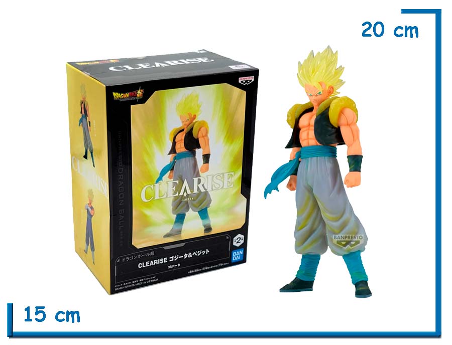 BANPRESTO GOGETA DRAGON BALL SUPER CLEARISE