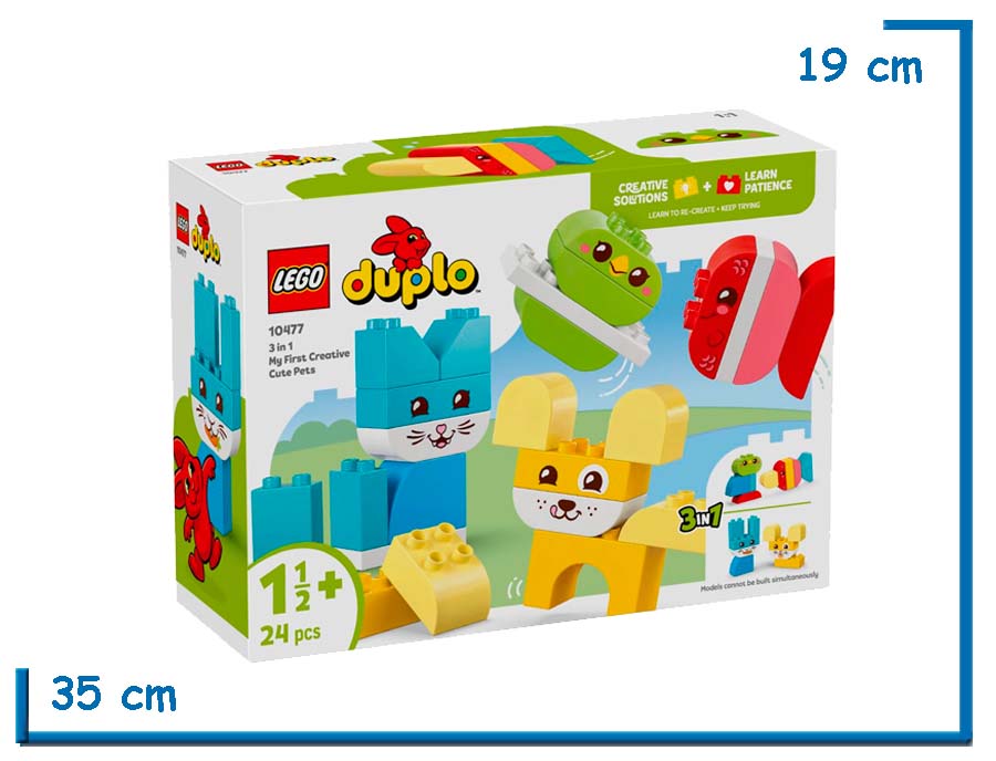 LEGO DUPLO 3 IN 1 MY FIST CREATIVE CUTE PETS