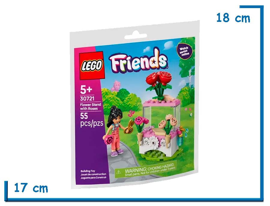LEGO FRIENDS FLOWER STAND WITH ROSES