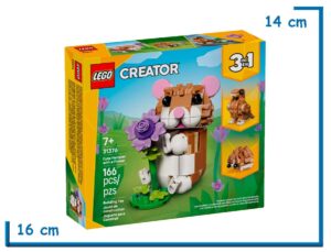LEGO CREATOR CUTE HAMSTER WITH A FLOWER