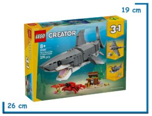 LEGO CREATOR FIERCE SHARK WITH A TREASURE CHEST