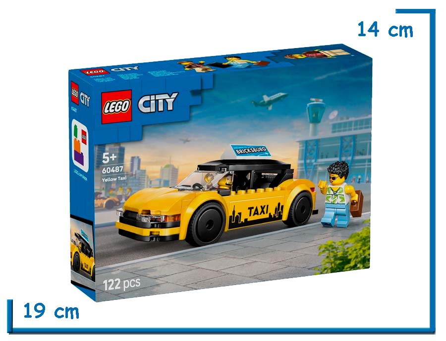 LEGO CITY YELLOW TAXI