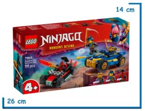 LEGO NINJAGO DRAGONS RISING ROGUE VS DRIX RACE CAR DUEL